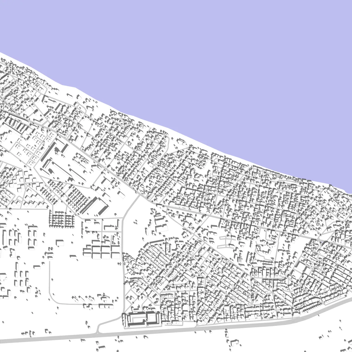 Aïn Turk site plan (2.5 km)