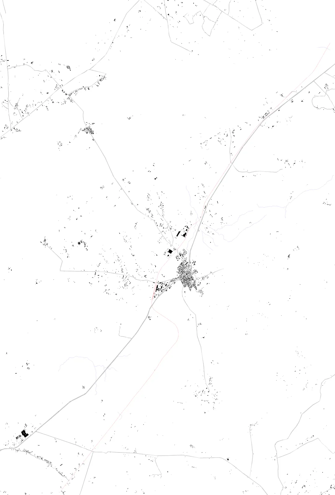 Aïn Yagout figure ground plan