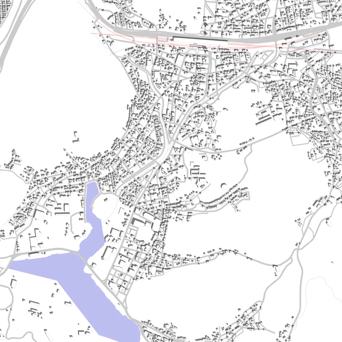相生 敷地図 (2.5 km)