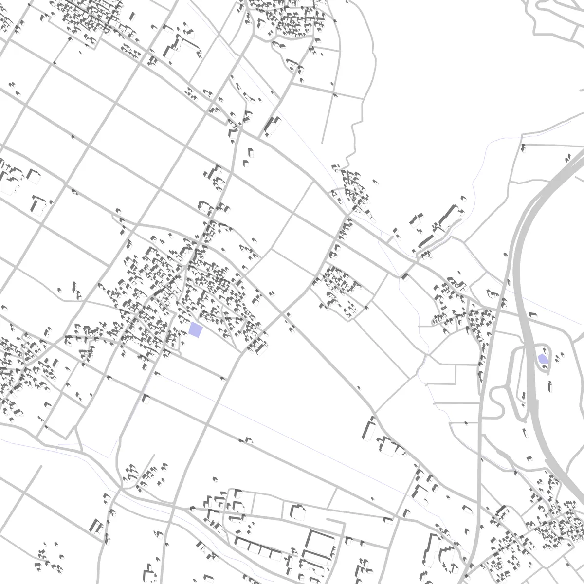 Aisho site plan (2.5 km)