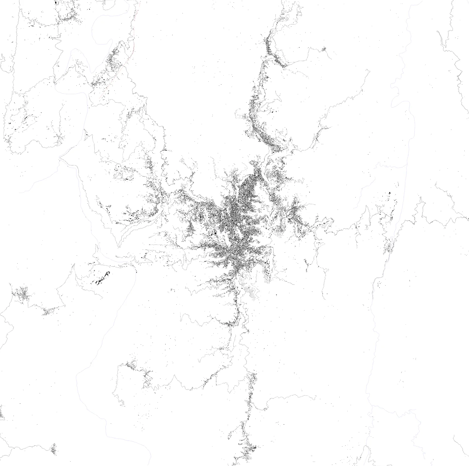 Aizawl figure ground plan