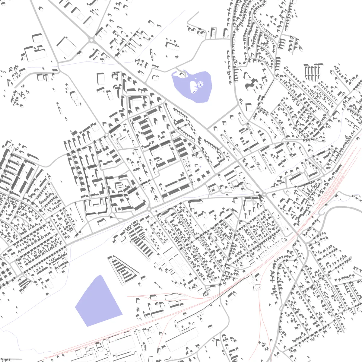 Ajka Lageplan (2,5 km)