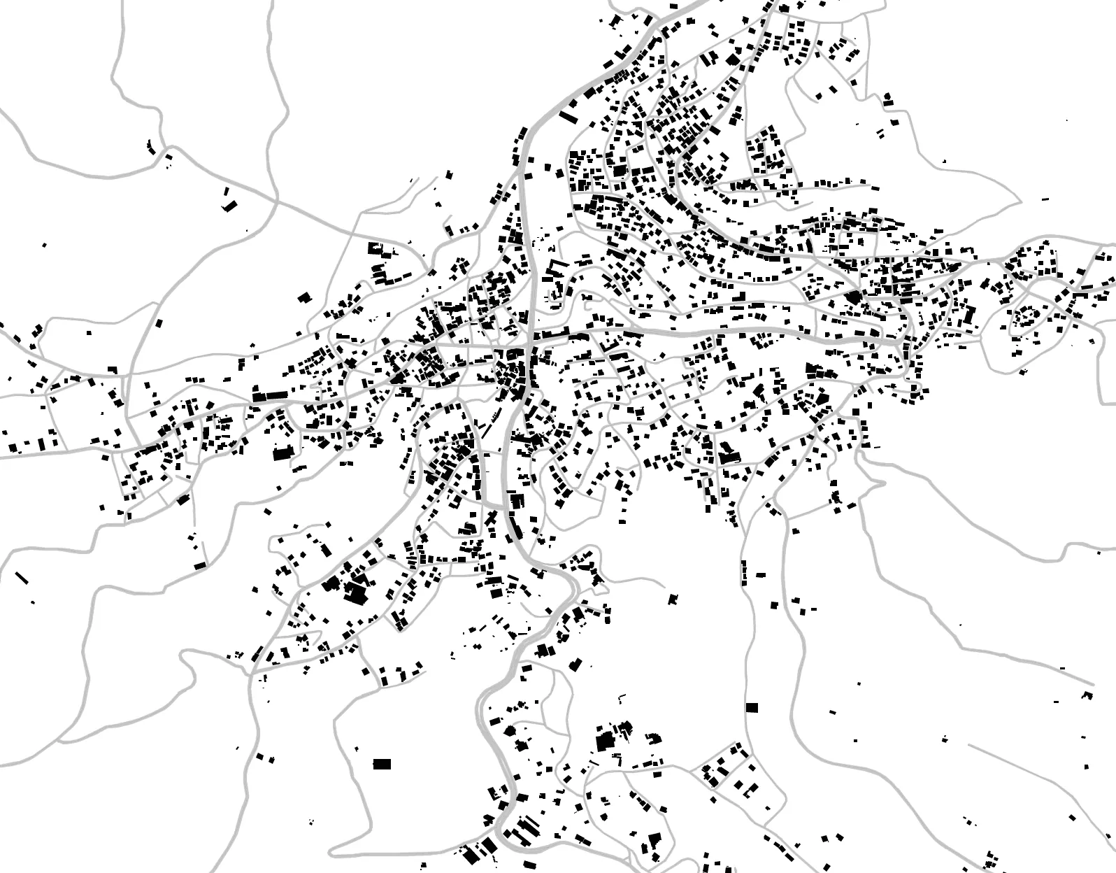 Ajloun Schwarzplan