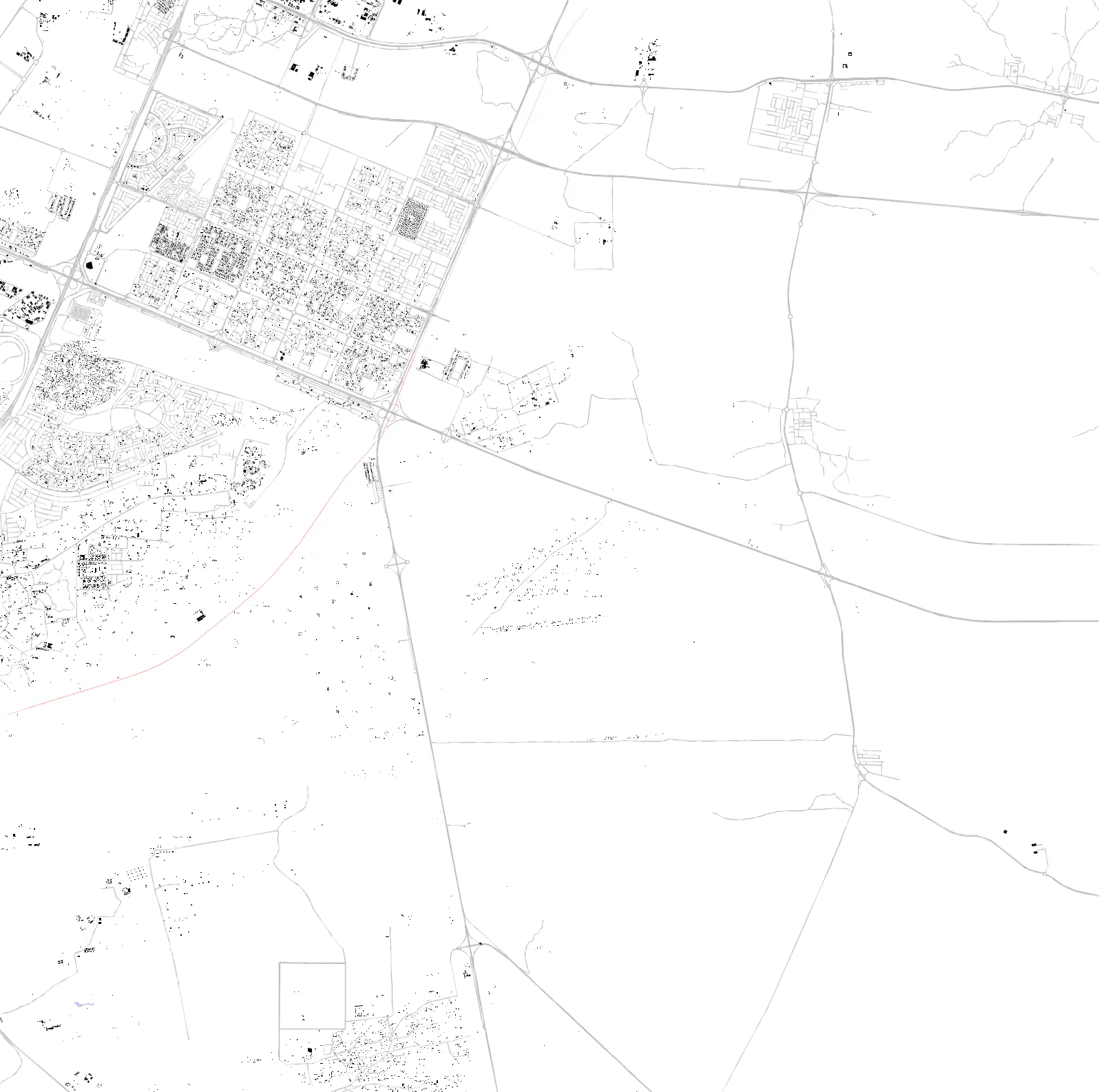Ajman figure ground plan
