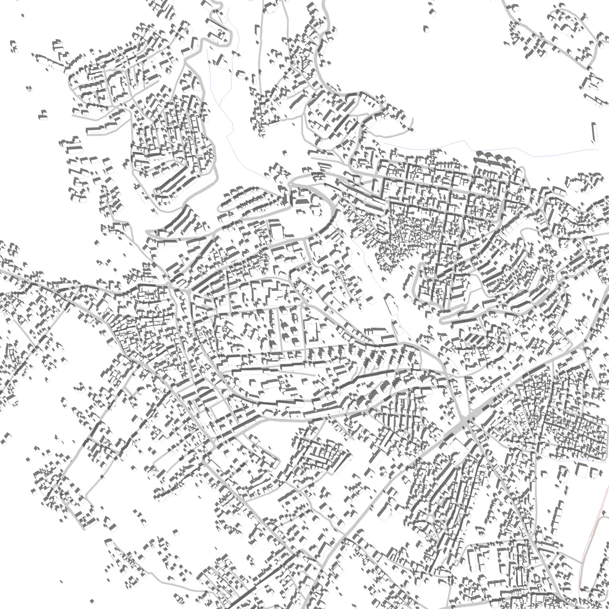 Akbou site plan (2.5 km)