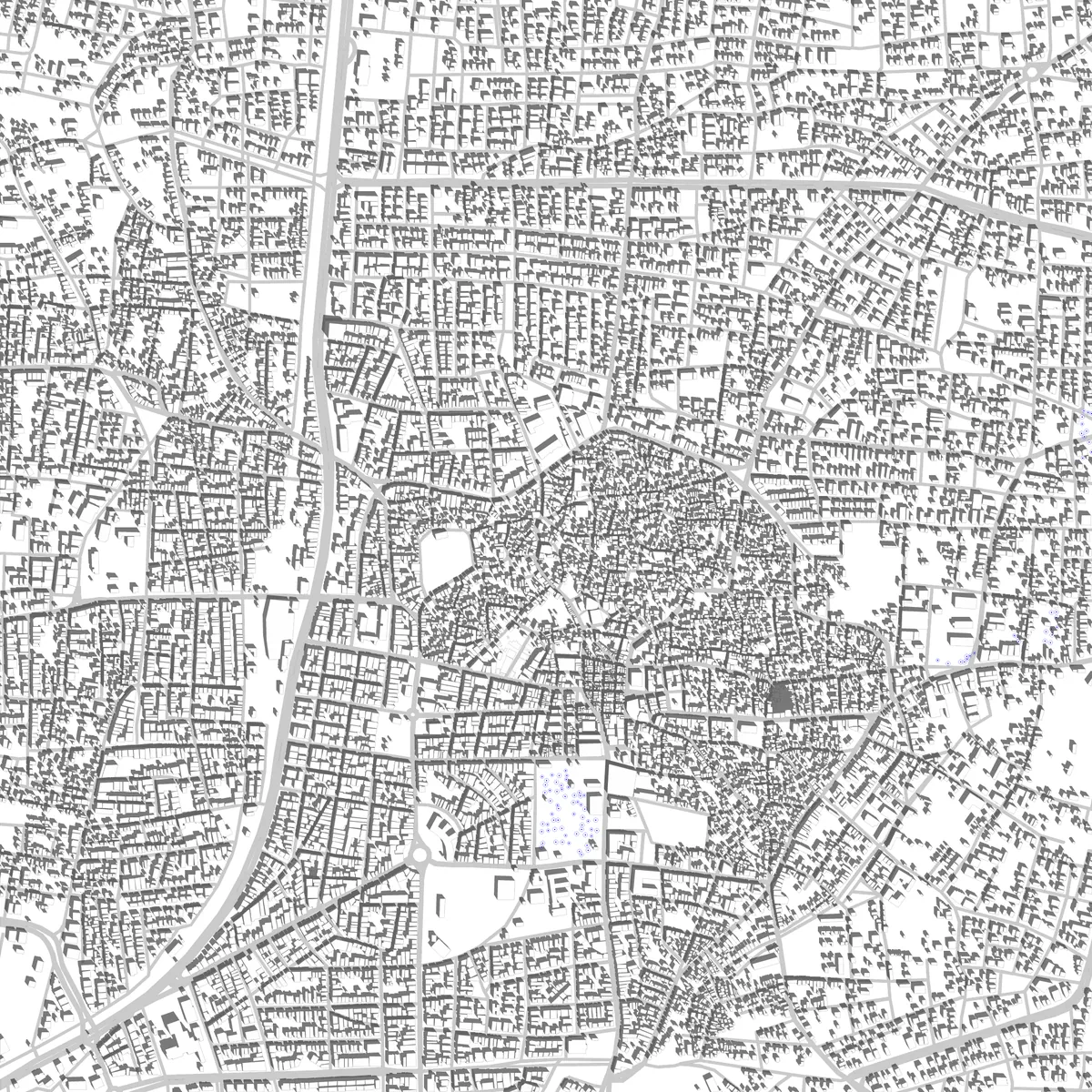Akhisar site plan (2.5 km)