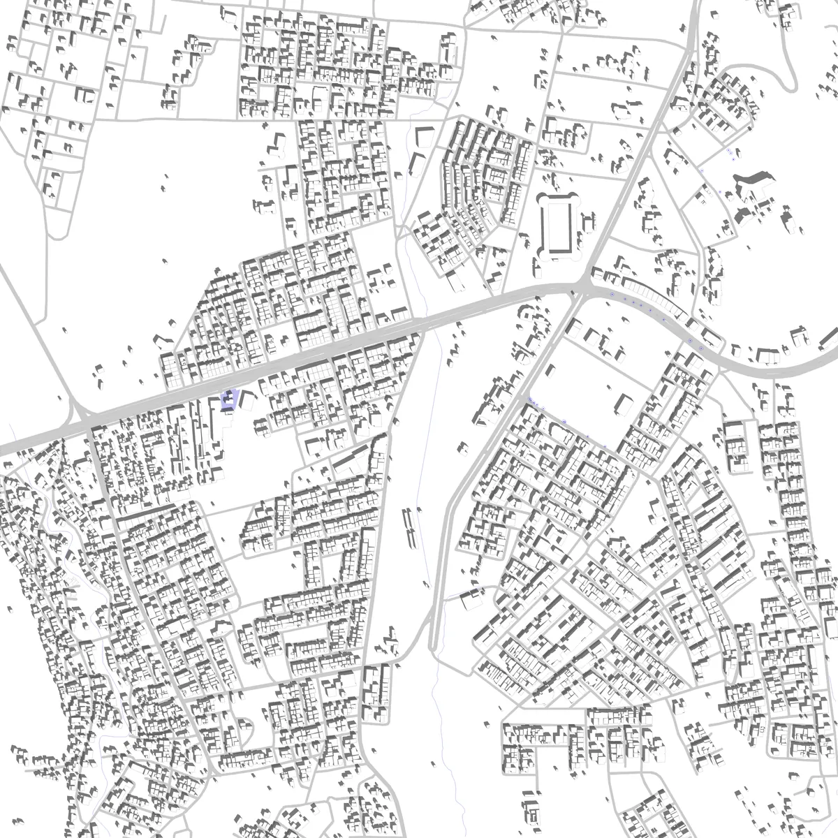 Akre Lageplan (2,5 km)