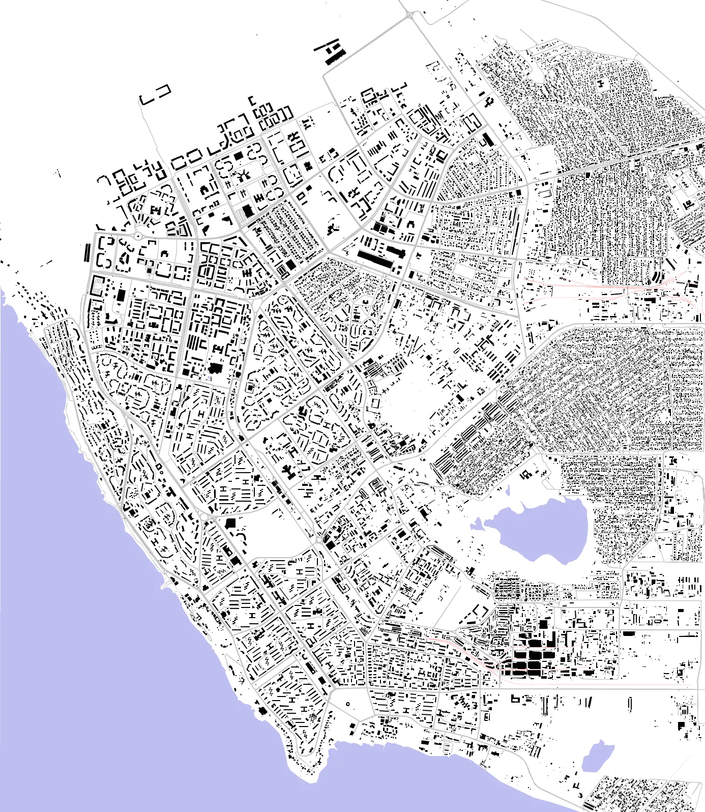 Aktau figure ground plan