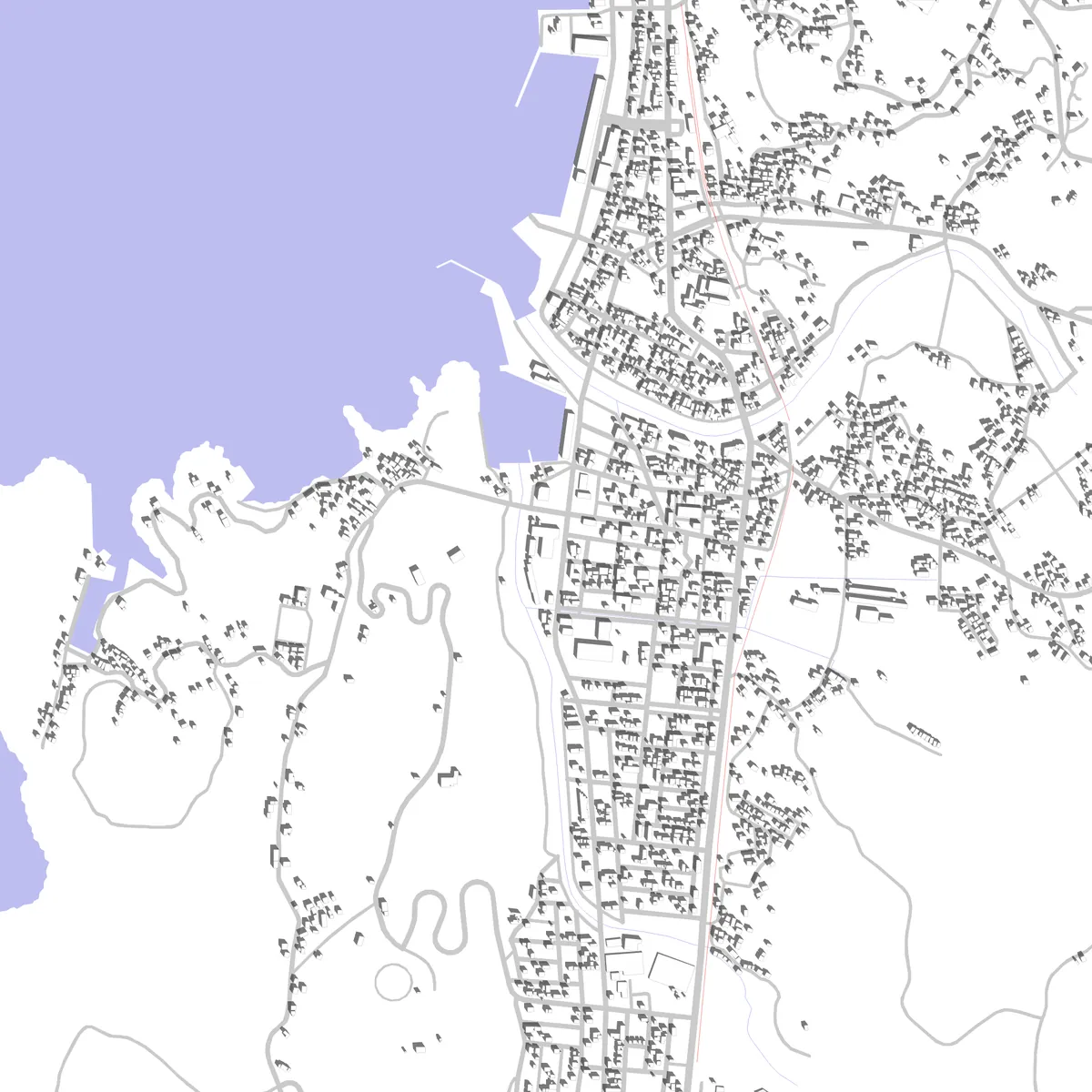 Akune Lageplan (2,5 km)