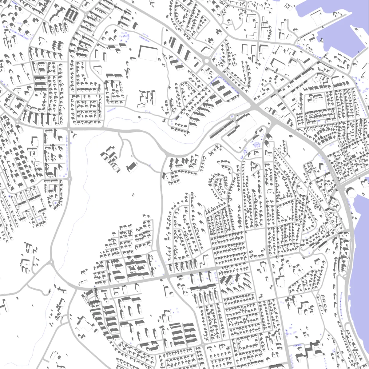 Akureyri site plan (2.5 km)