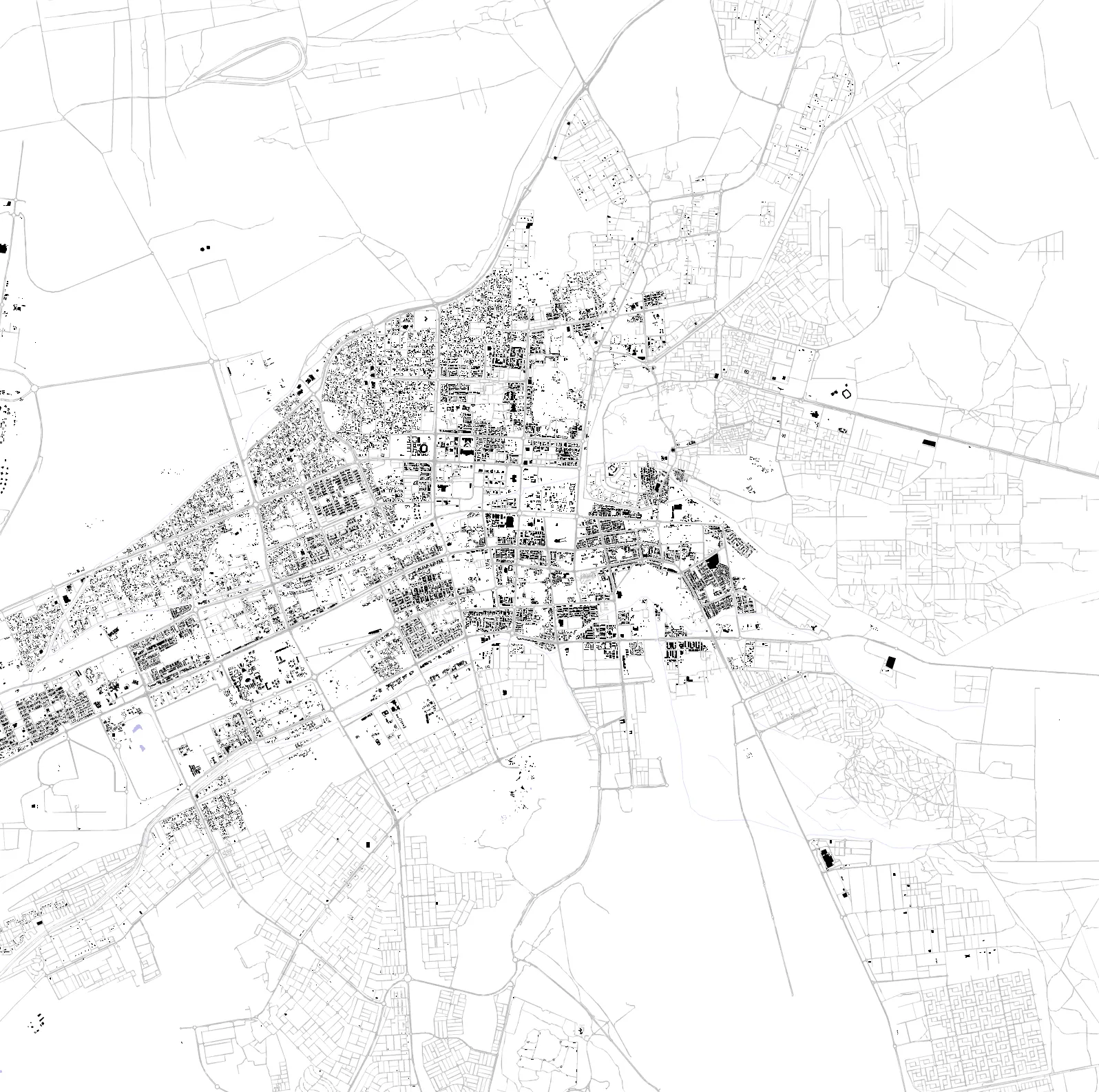 Al Ain Schwarzplan
