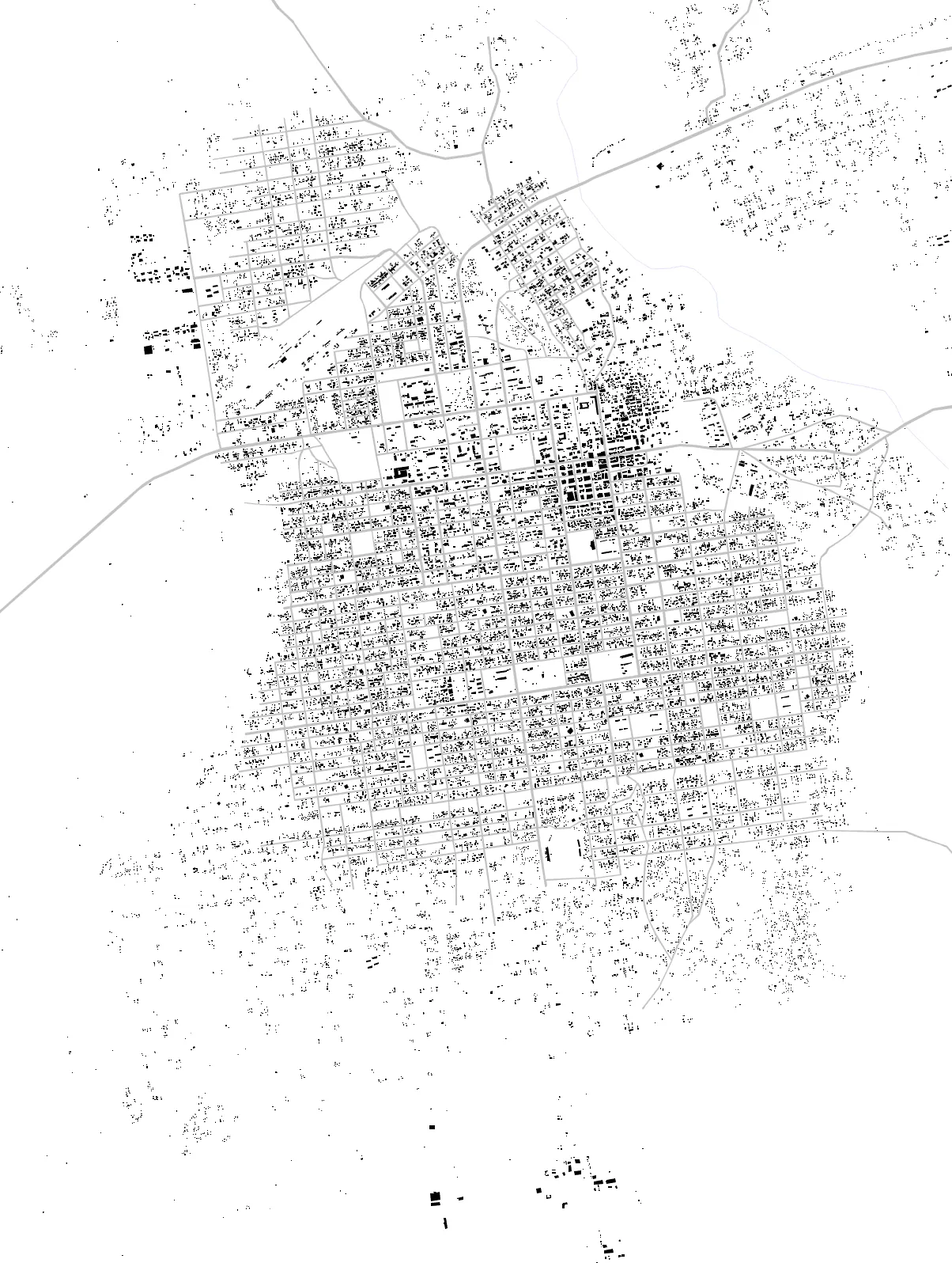 Al Fula figure ground plan