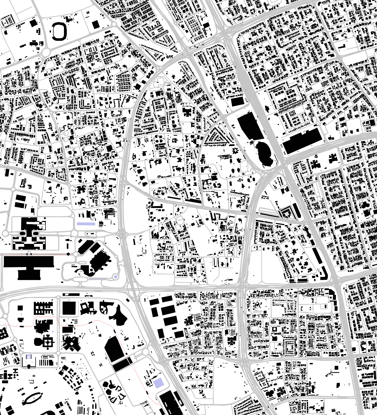 Al Gharrafa figure ground plan