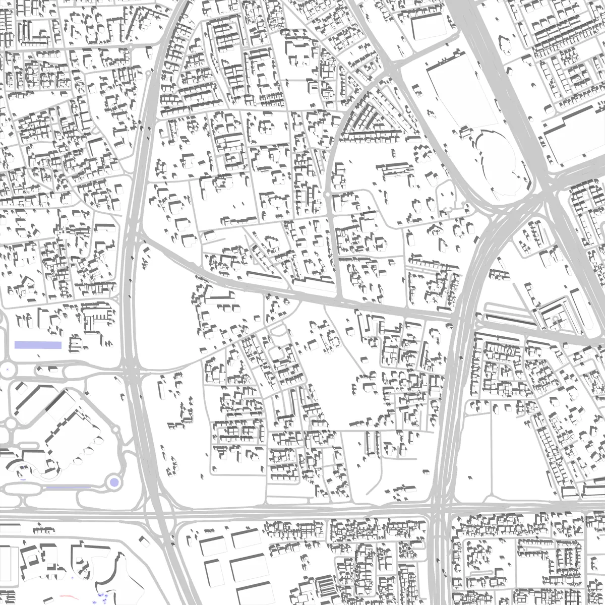 Al Gharrafa site plan (2.5 km)