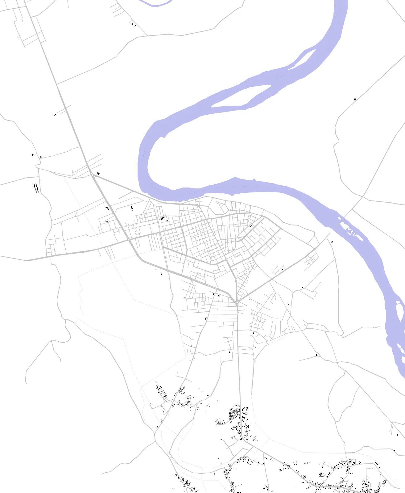 Al-Mayadin figure ground plan