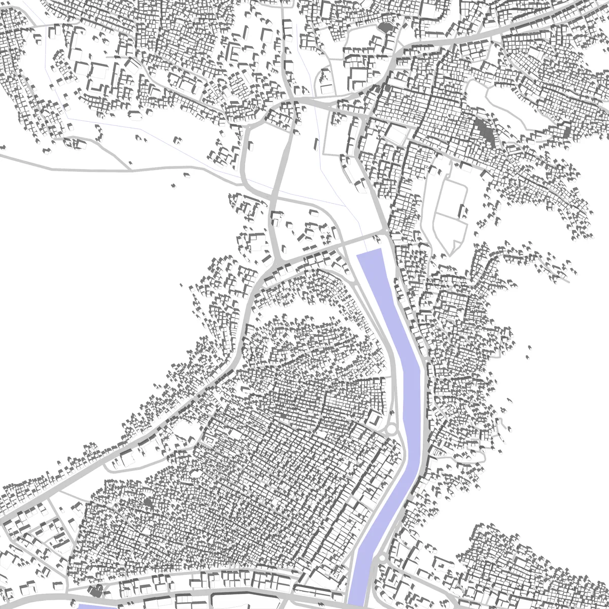 Al Mukalla site plan (2.5 km)
