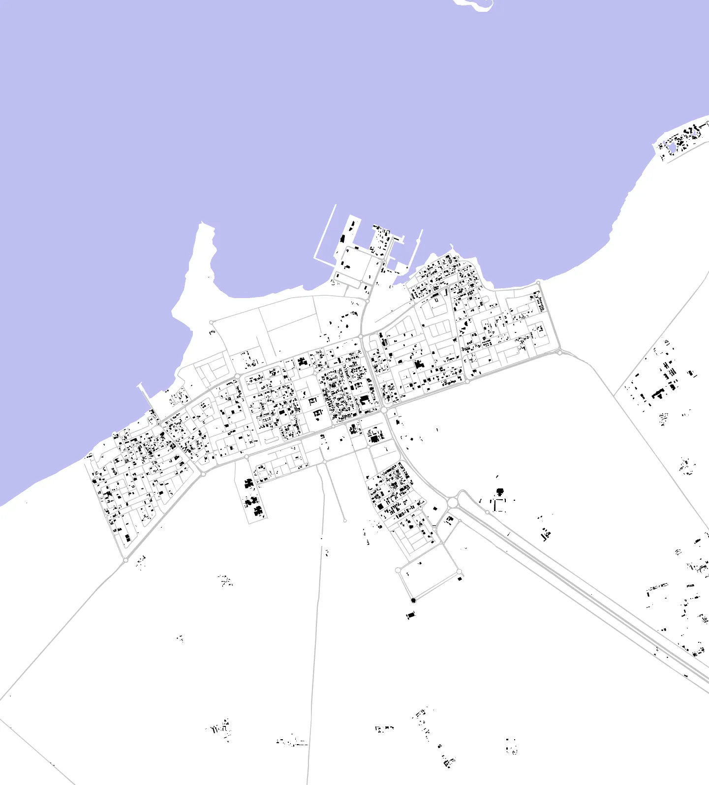 Al Ruwais figure ground plan