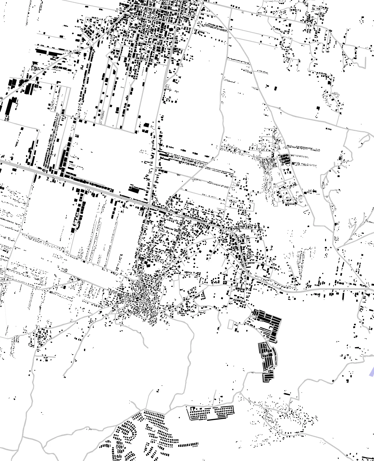 Al-Tall figure ground plan