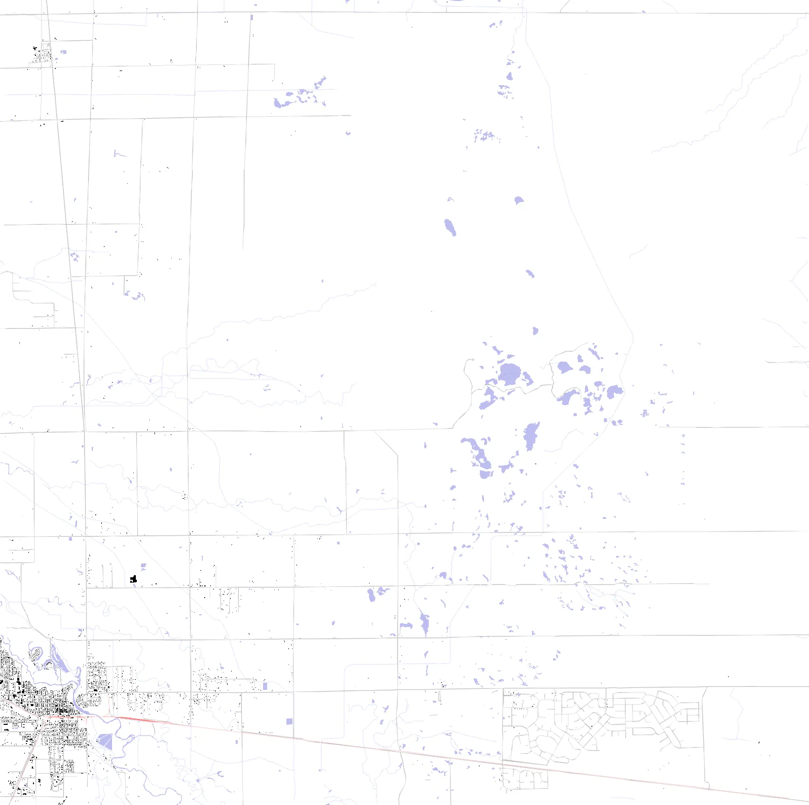 Alamosa figure ground plan