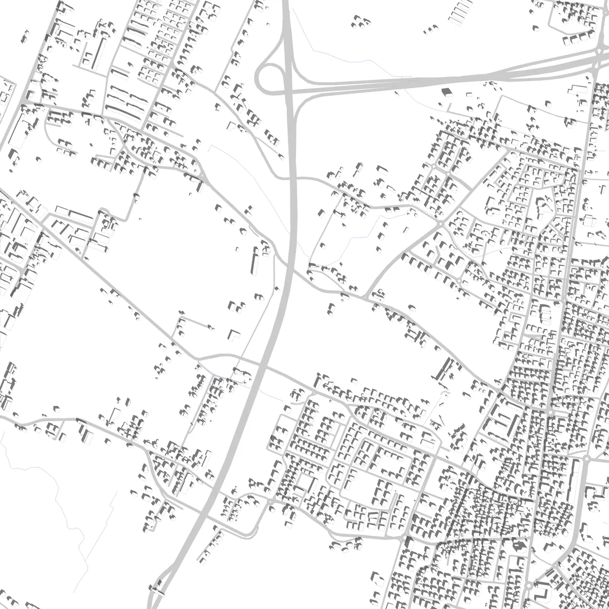 Albignasego planimetria di sito (2,5 km)