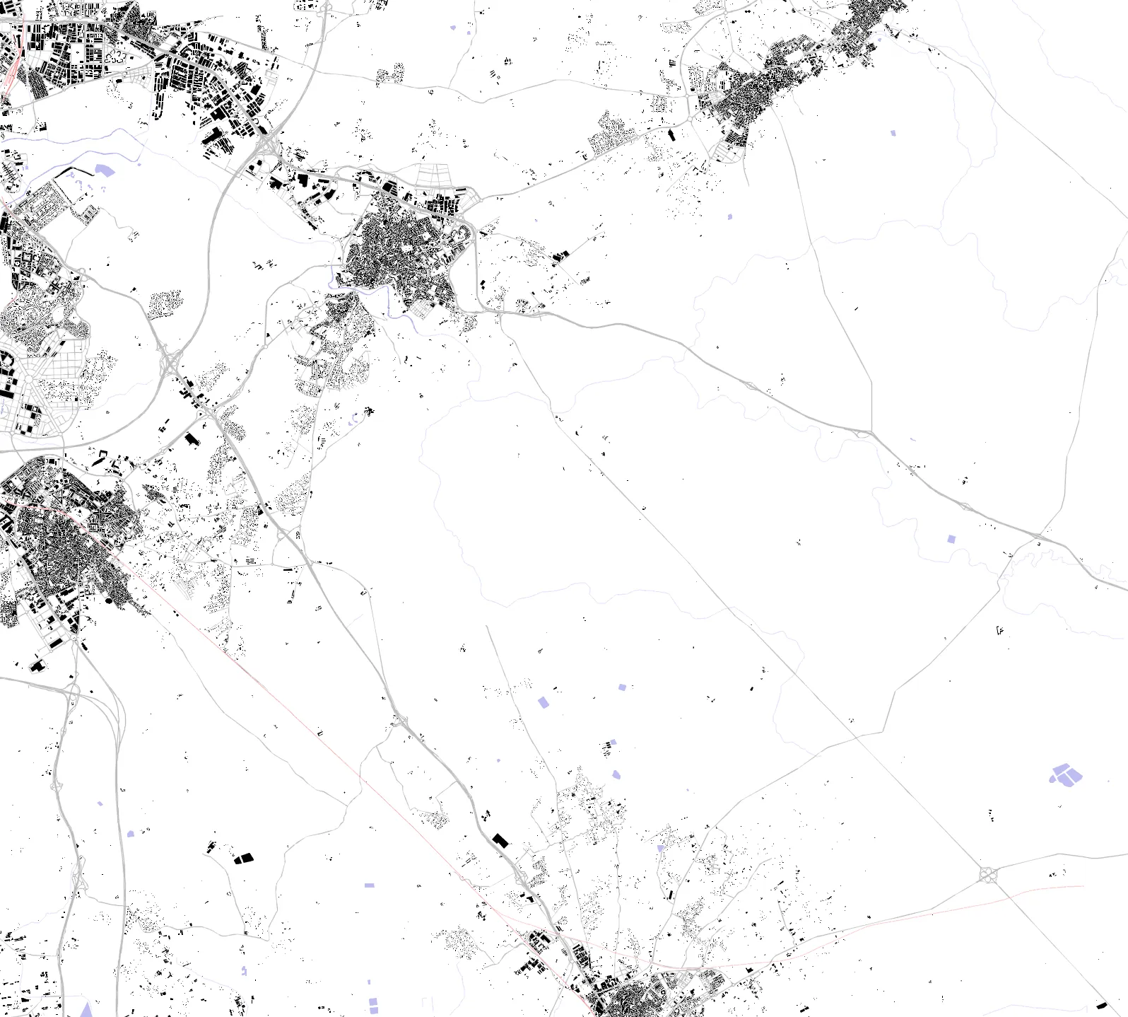 Alcalá de Guadaíra Schwarzplan