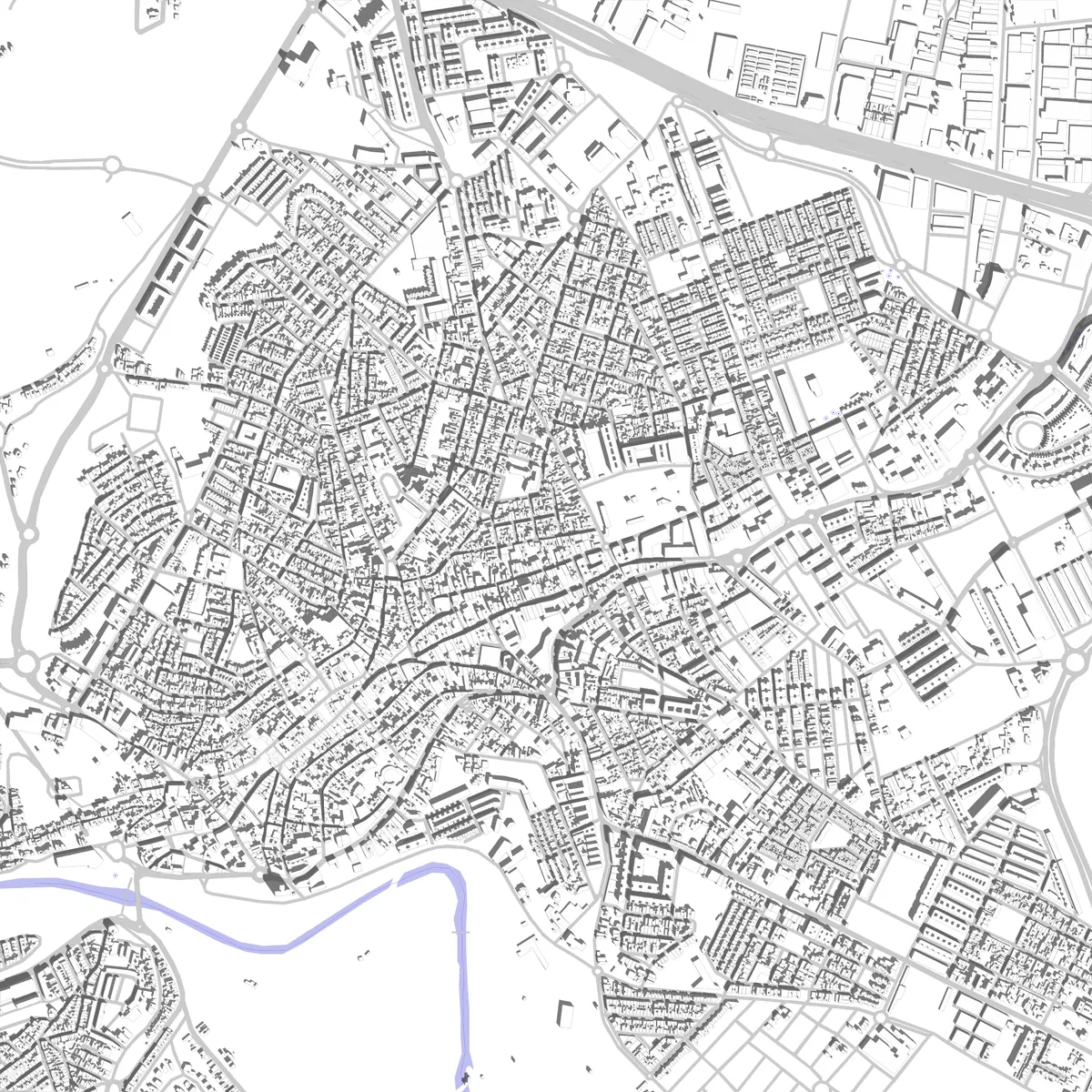 Alcalá de Guadaíra Lageplan (2,5 km)