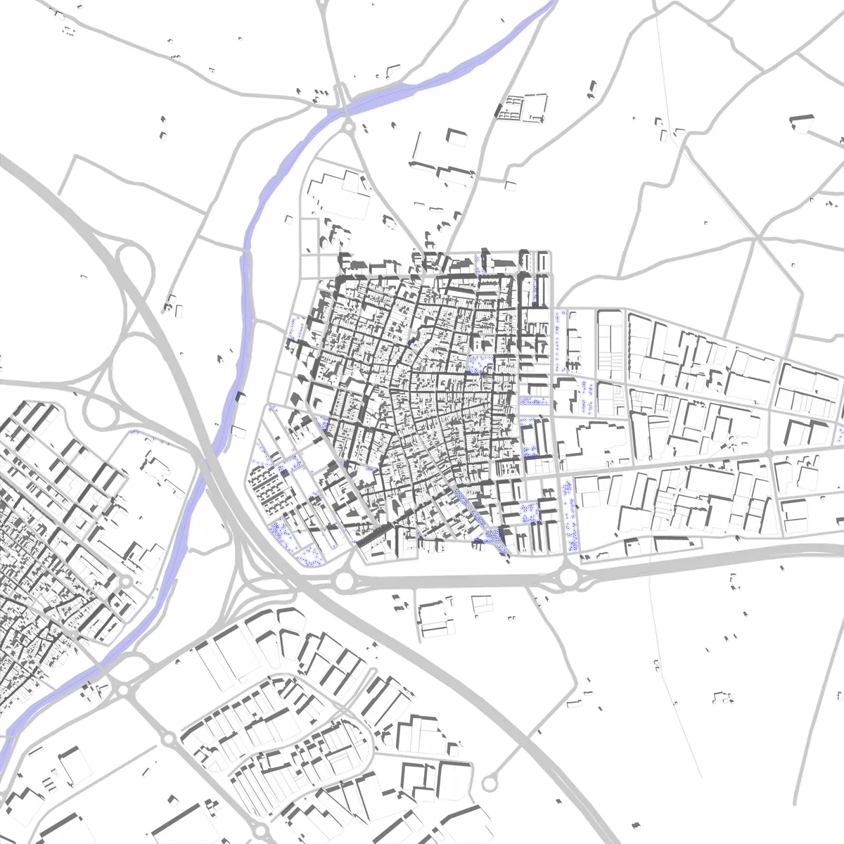 Alcàsser plano de situación (2.5 km)