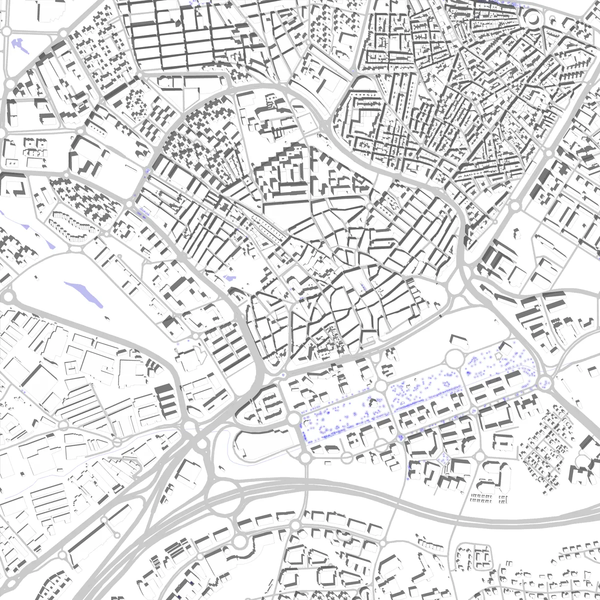 Alcobendas plano de situación (2,5 km)