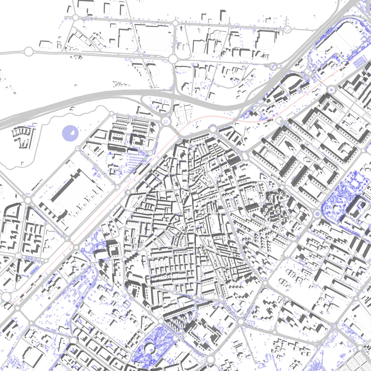 Alcorcón Lageplan (2,5 km)