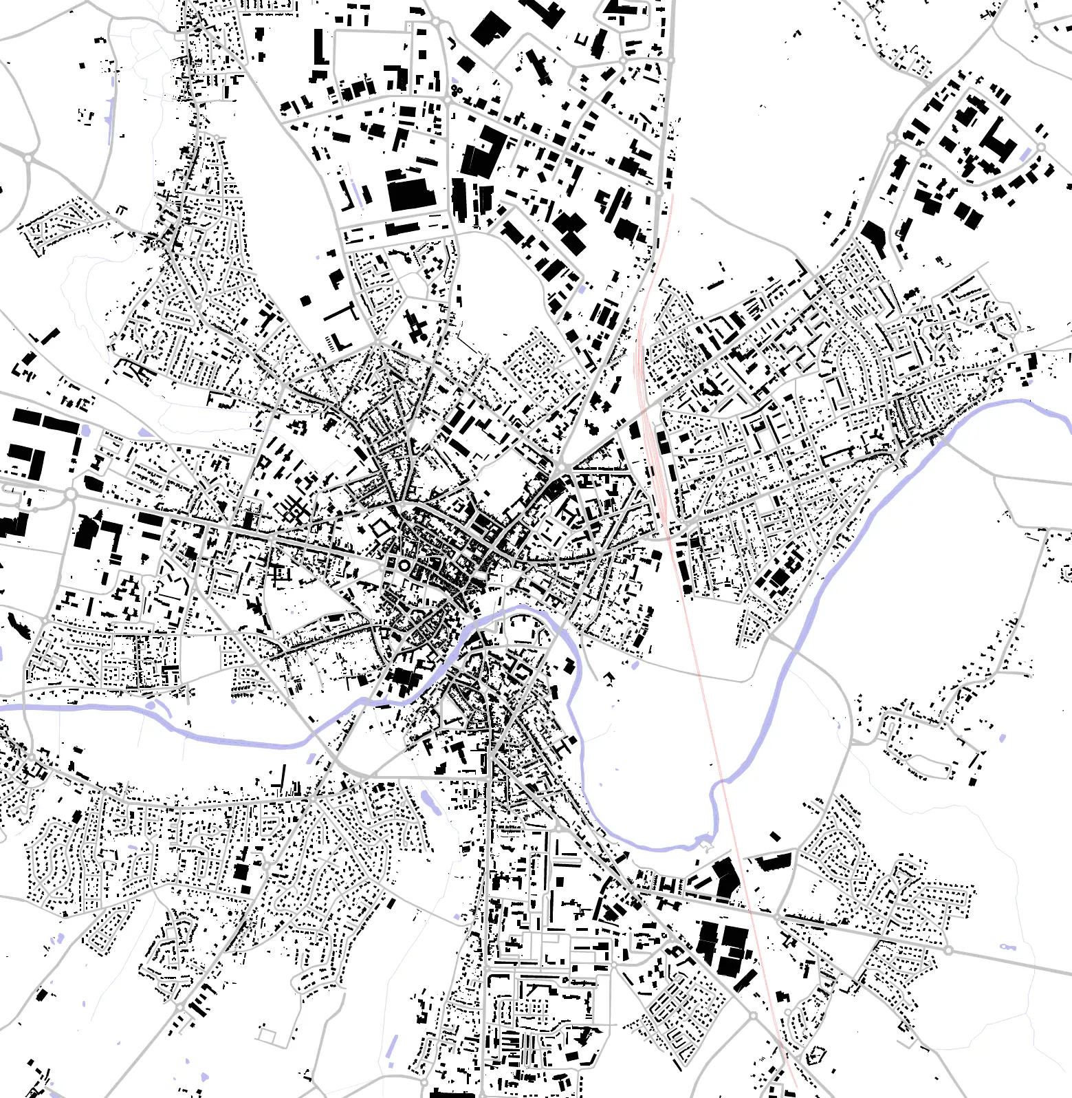Alençon plan de masse
