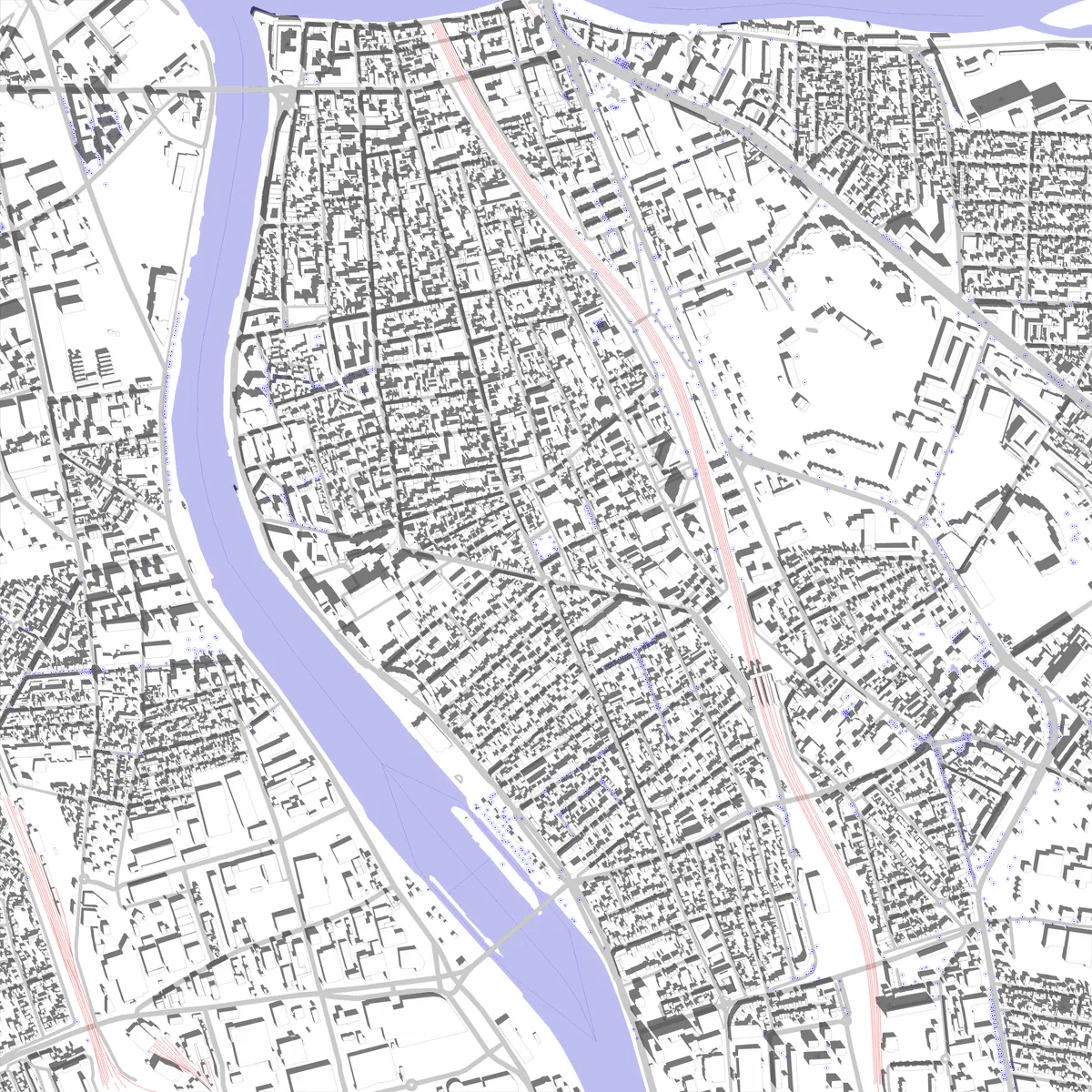 Alfortville plan de situation (2,5 km)