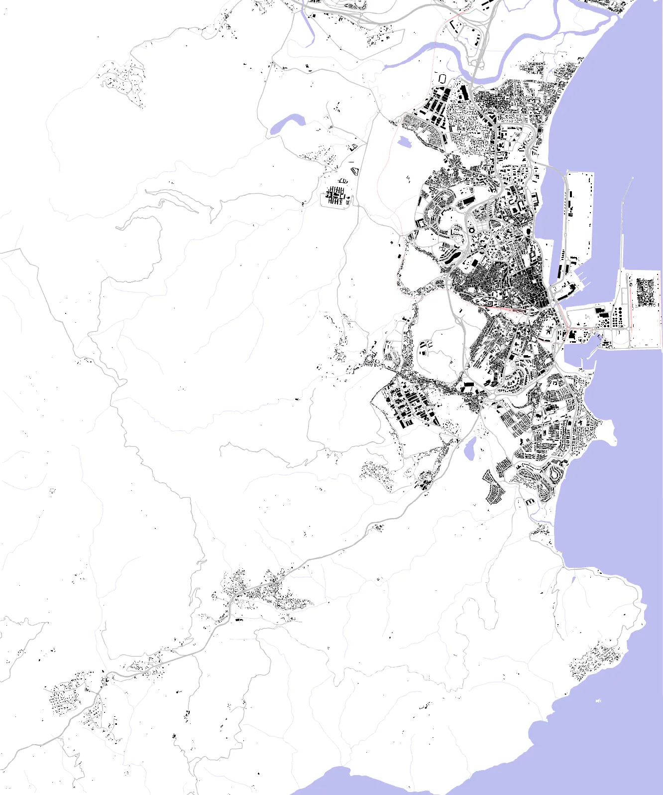 Algeciras Schwarzplan