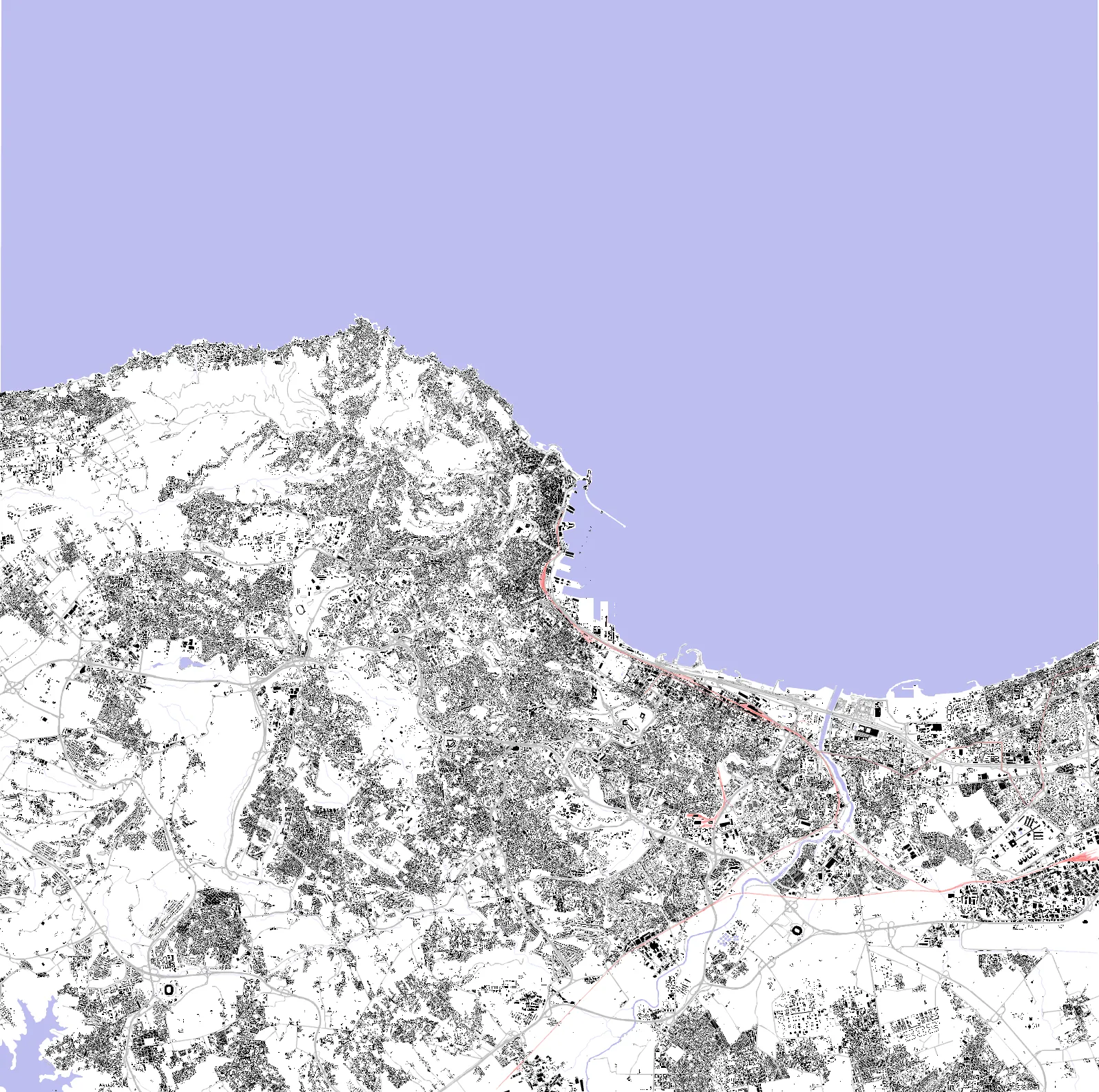 Algiers figure ground plan