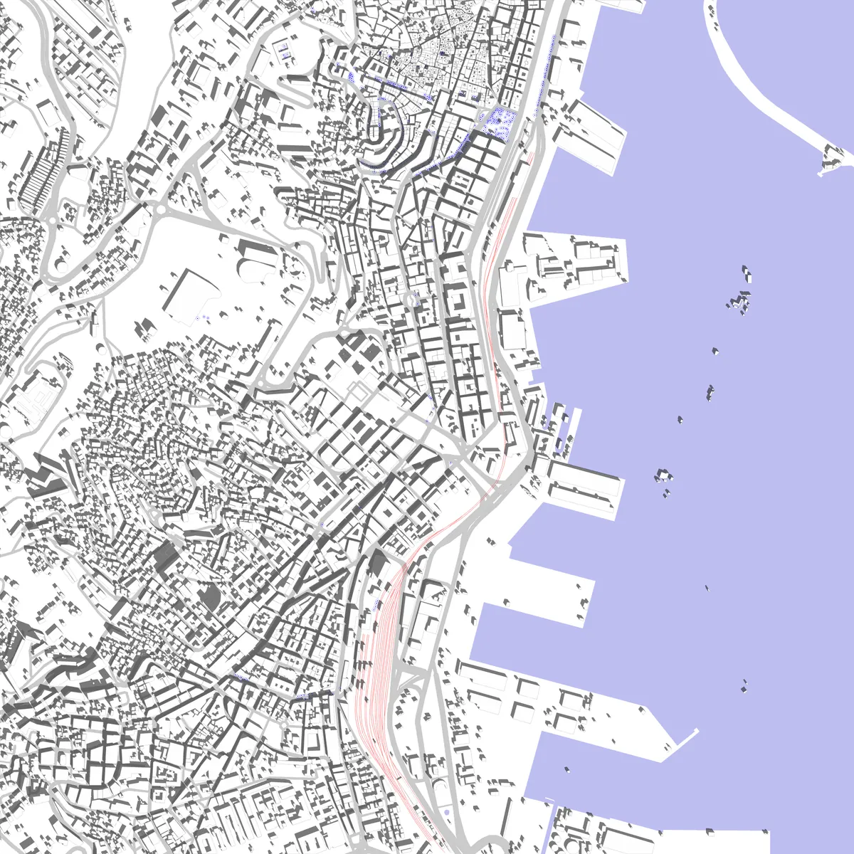 Algiers site plan (2.5 km)