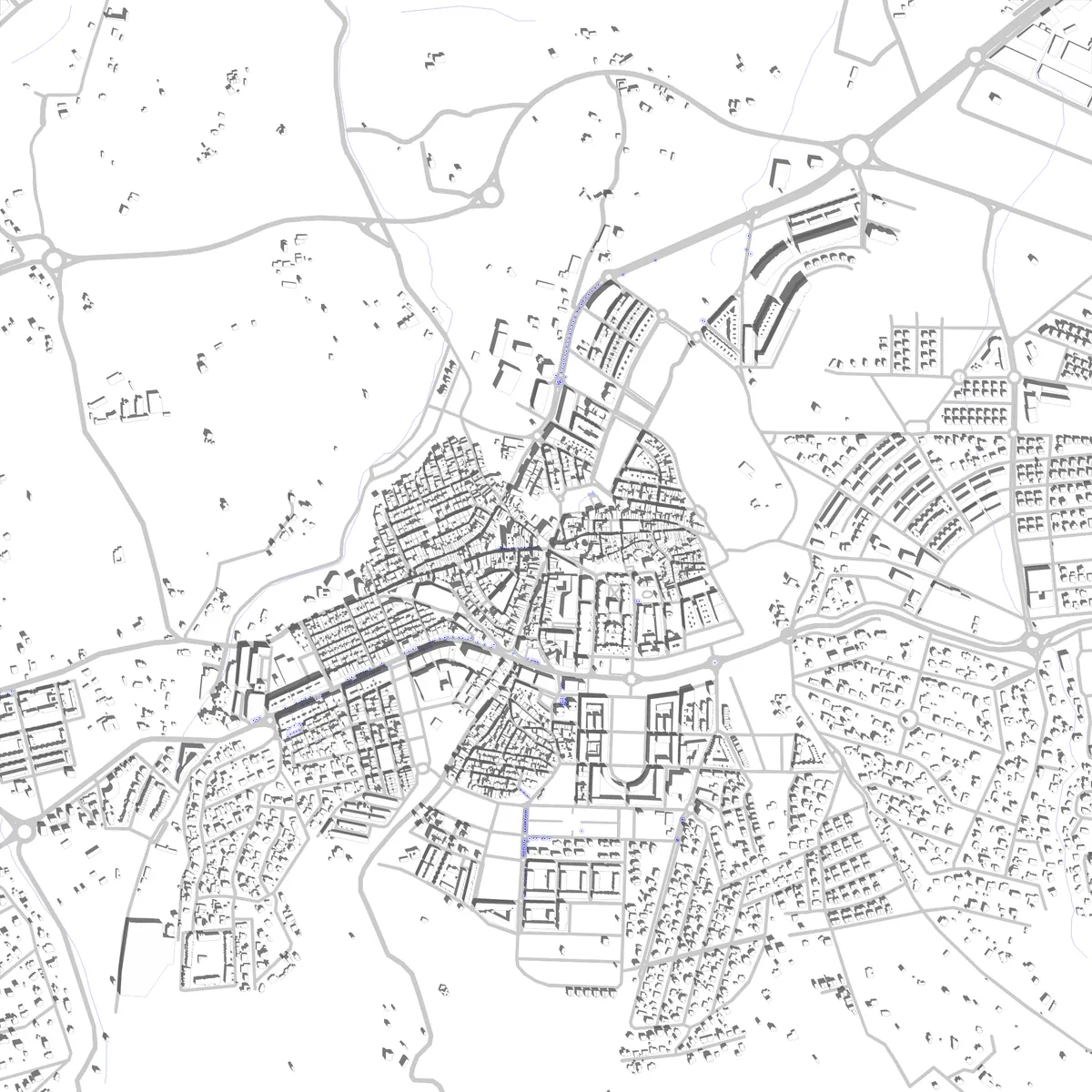 Alhaurín de la Torre Lageplan (2,5 km)