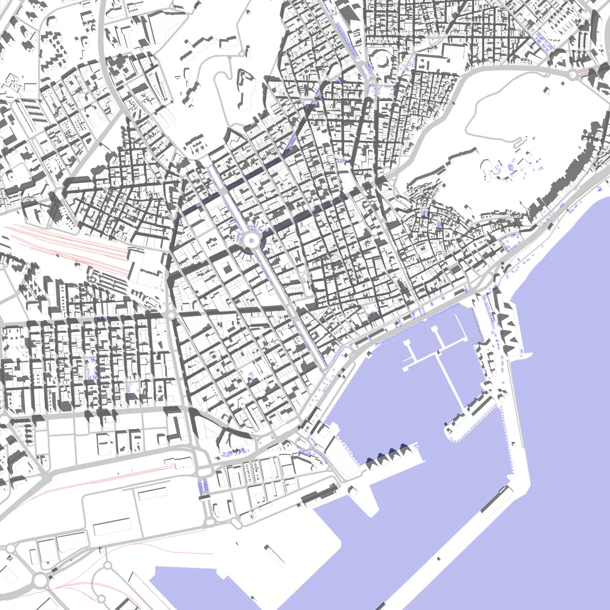 Alicante site plan (2.5 km)