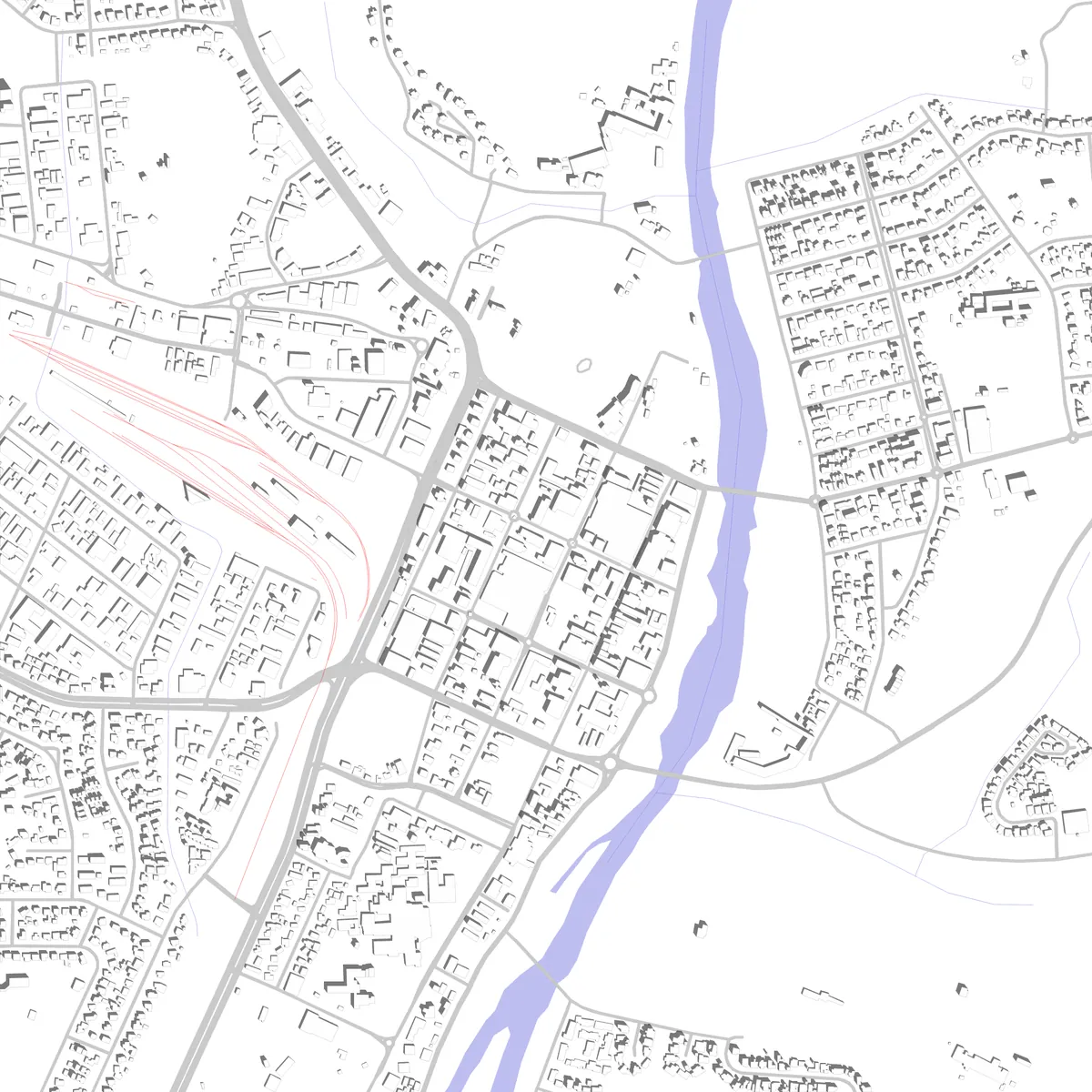 Alice Springs Lageplan (2,5 km)