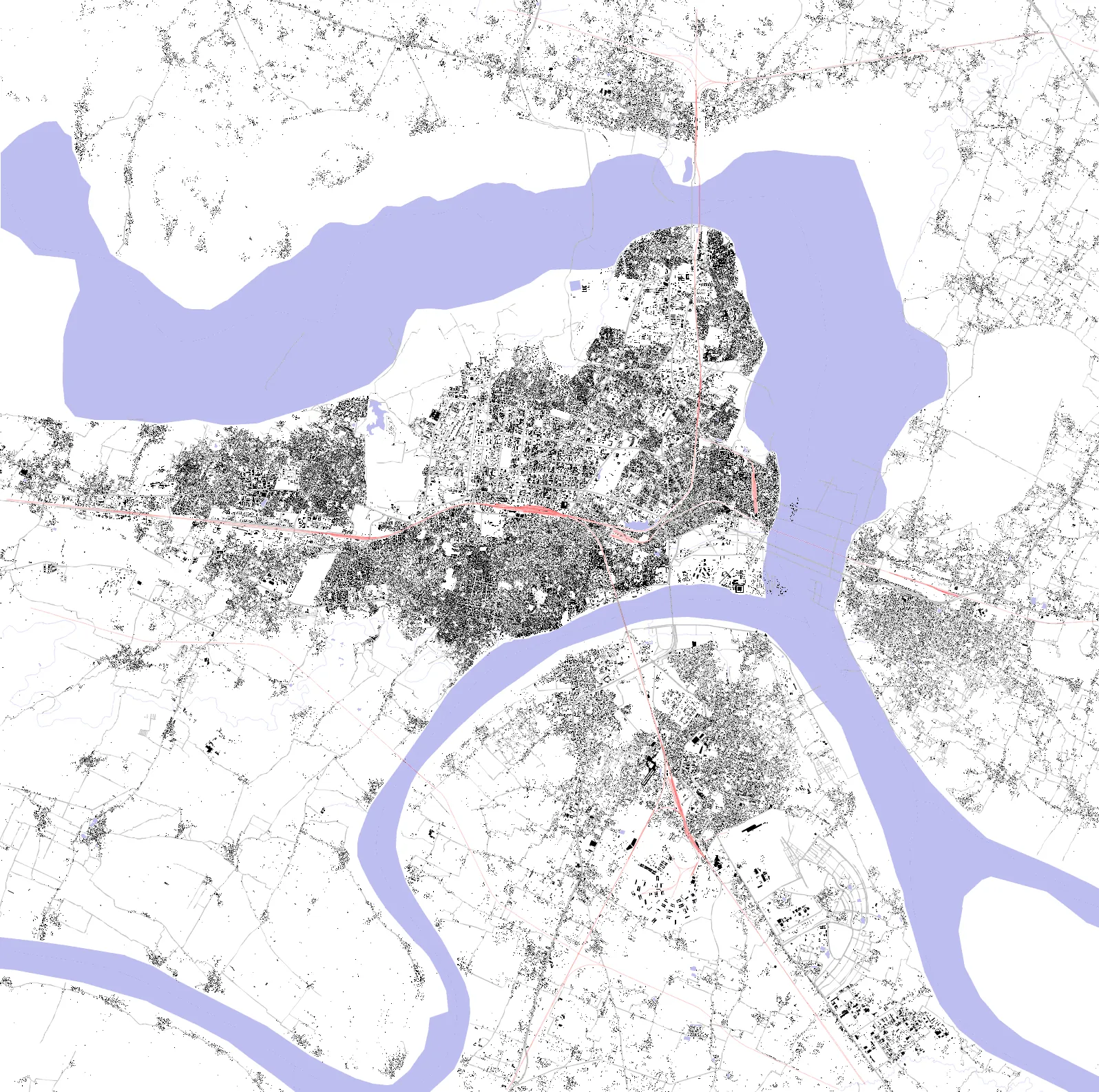 Allahabad Schwarzplan