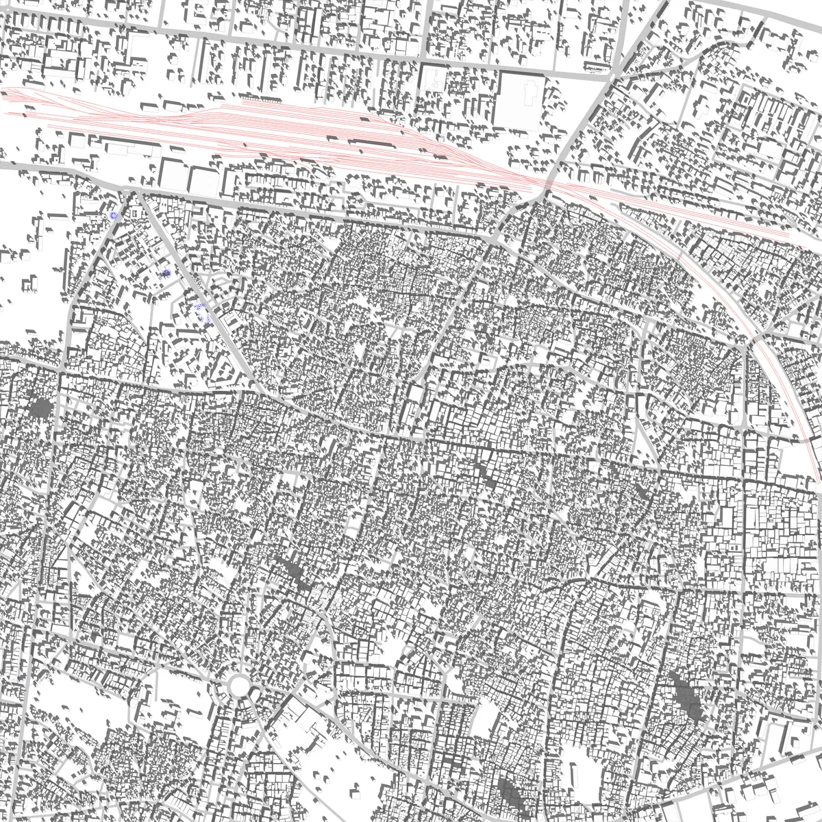 Allahabad Lageplan (2,5 km)