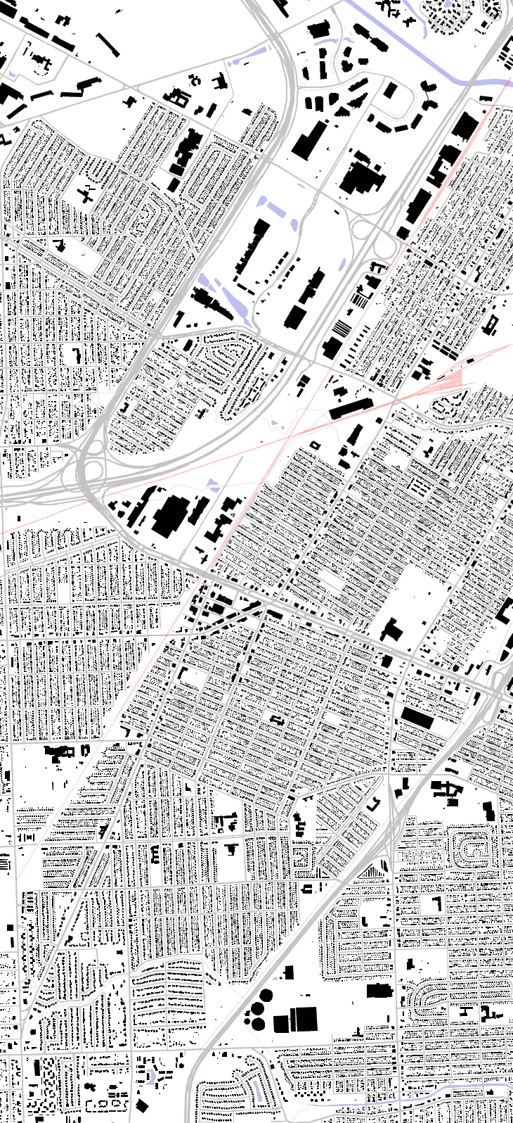 Allen Park figure ground plan
