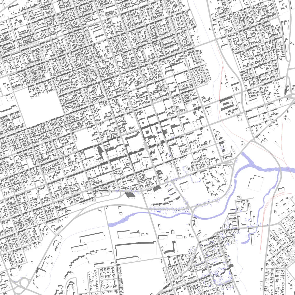 Allentown site plan (2.5 km)