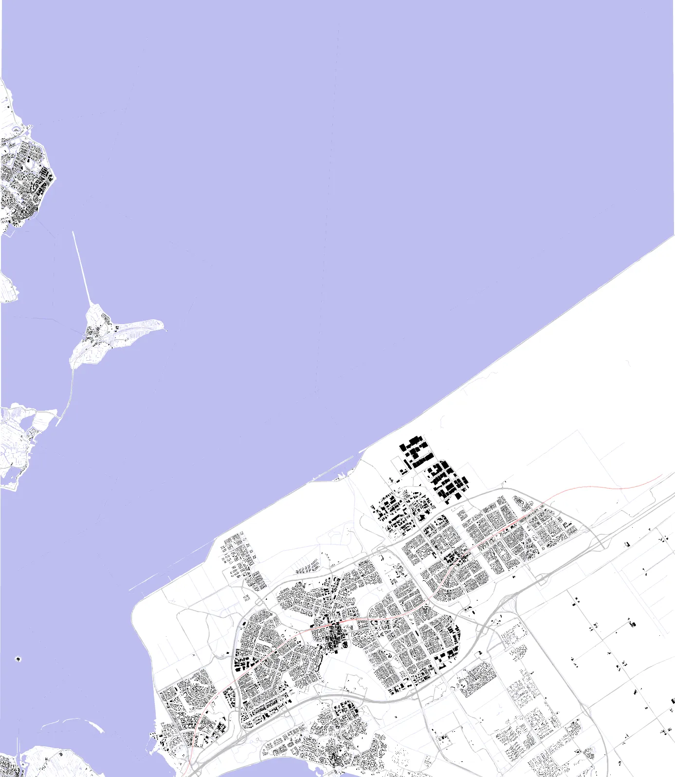Almere Schwarzplan