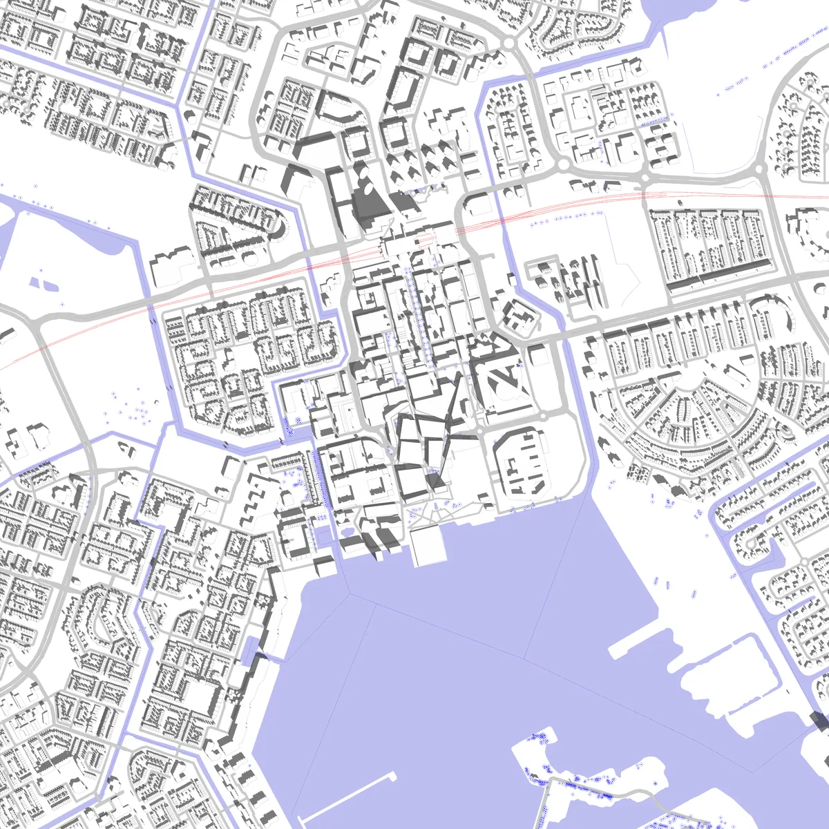 Almere Lageplan (2,5 km)
