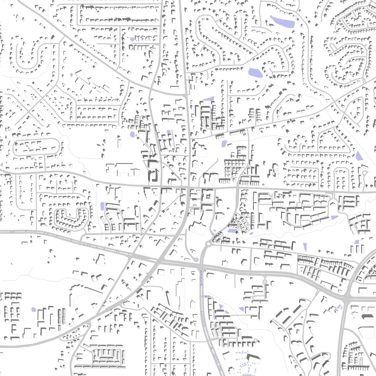 Alpharetta Lageplan (2,5 km)