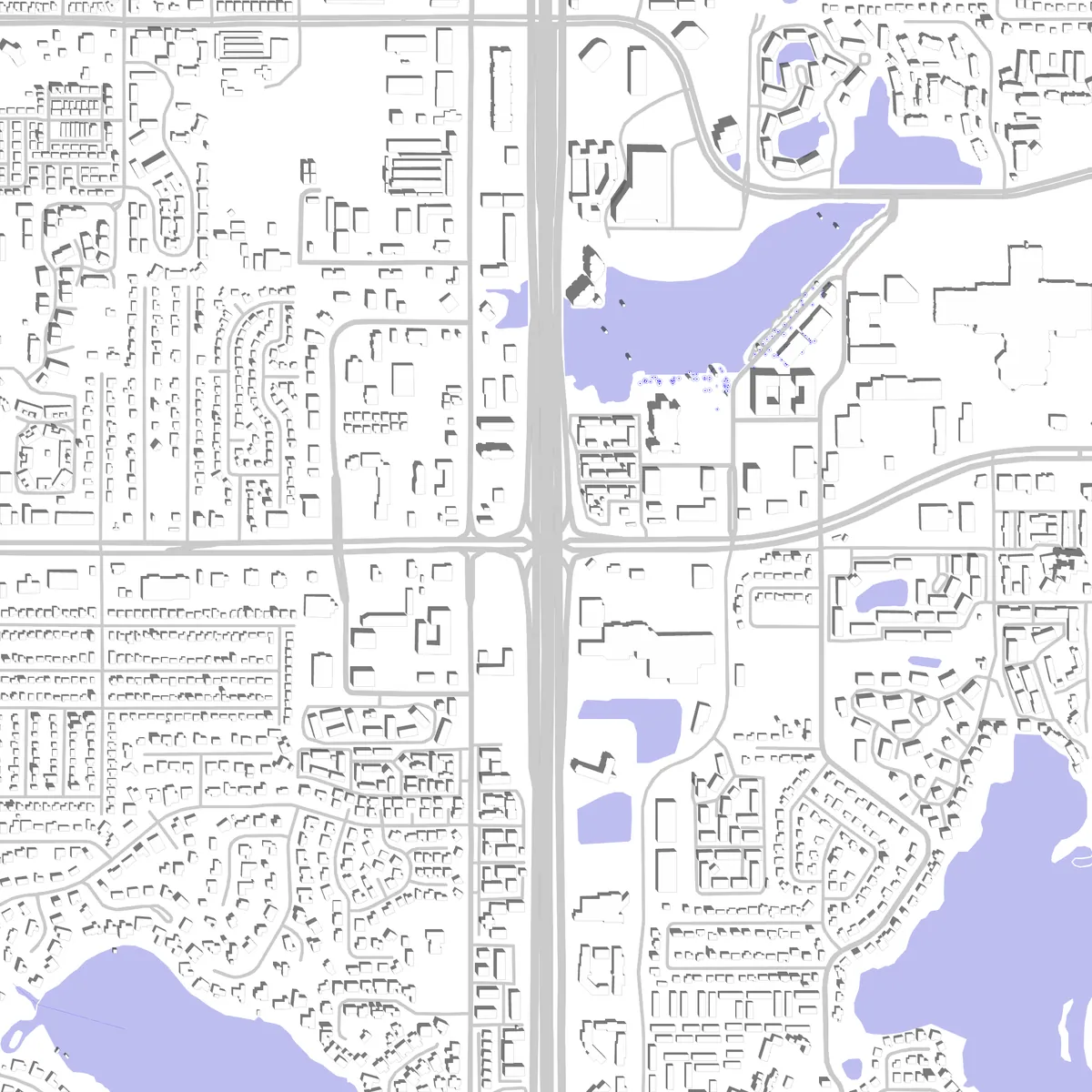 Altamonte Springs Lageplan (2,5 km)