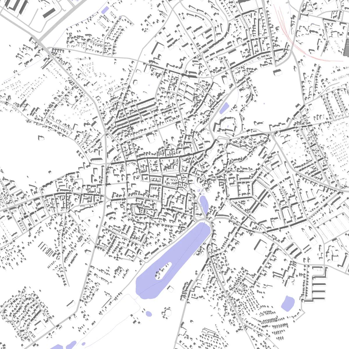 Altenburg Lageplan (2,5 km)