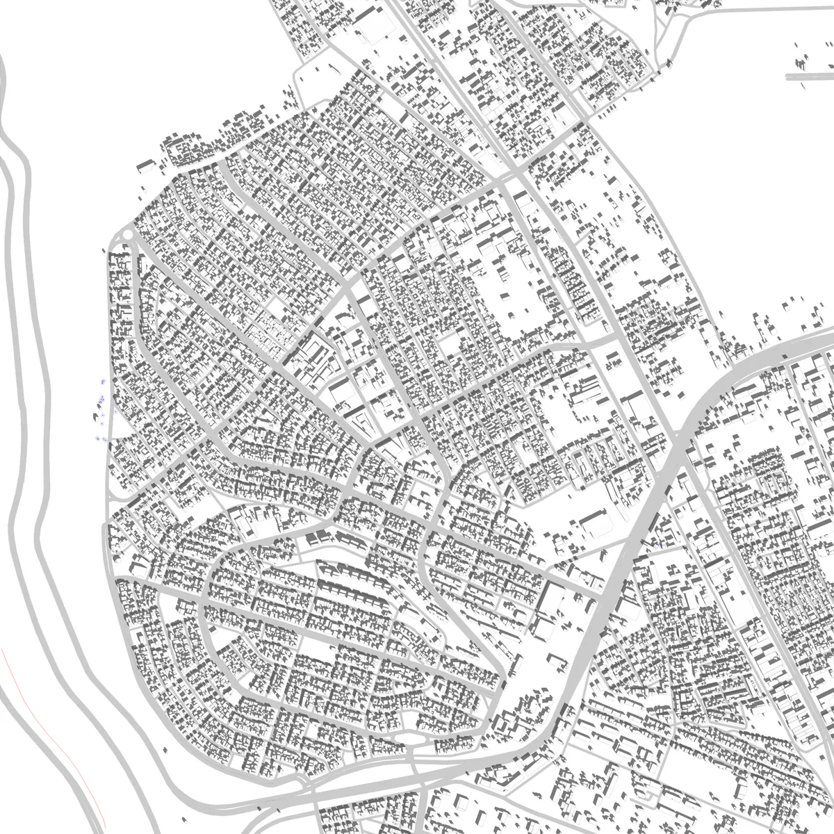Alto Hospicio Lageplan (2,5 km)