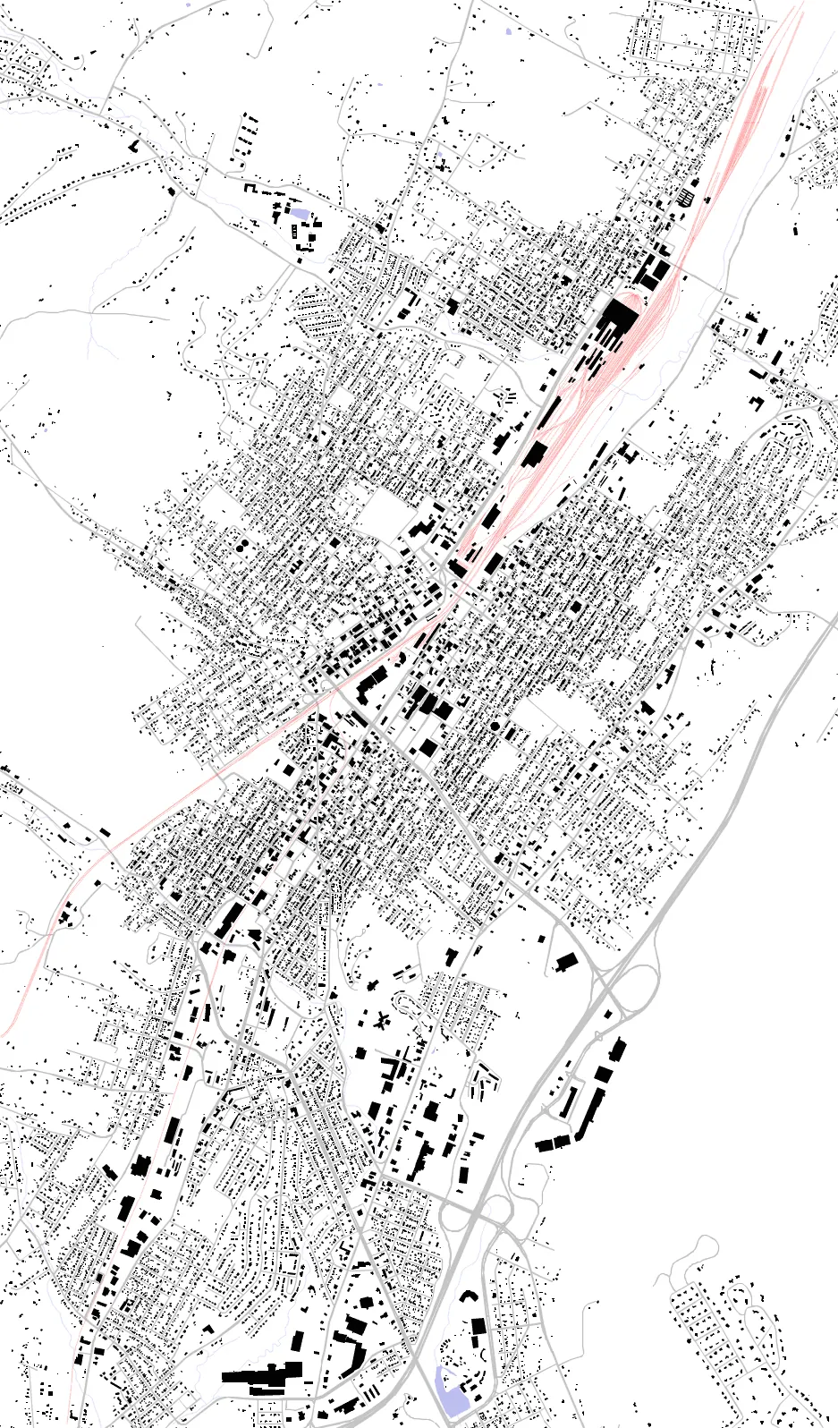 Altoona figure ground plan