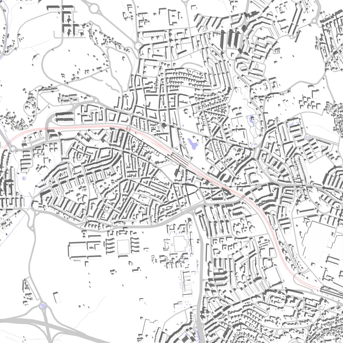 Amadora planta de localização (2,5 km)