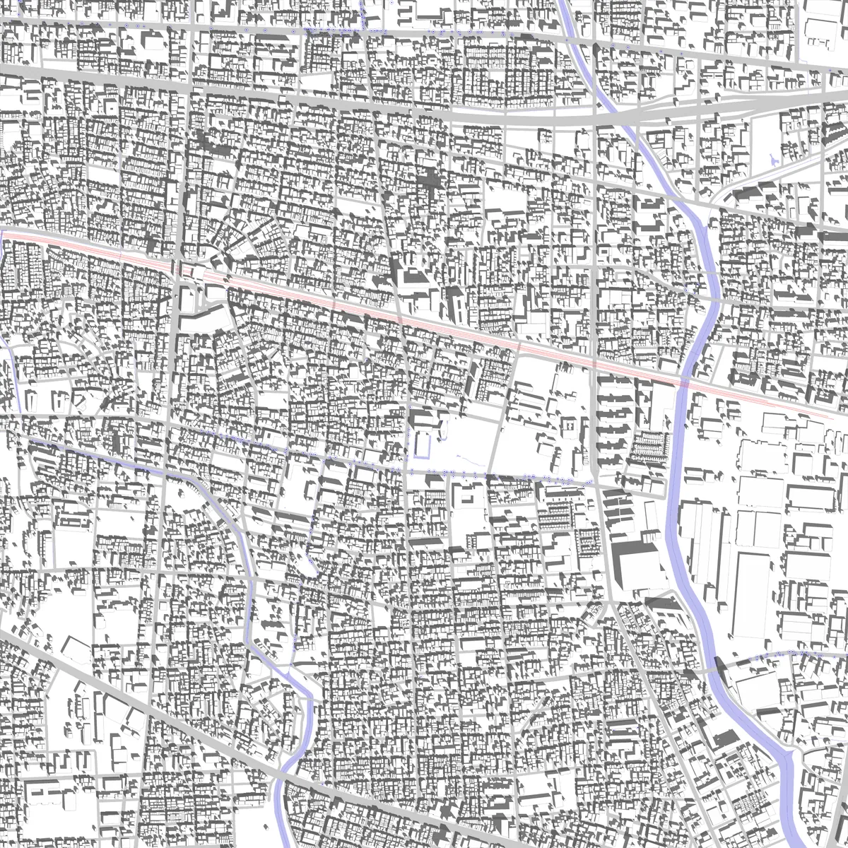 Amagasaki site plan (2.5 km)